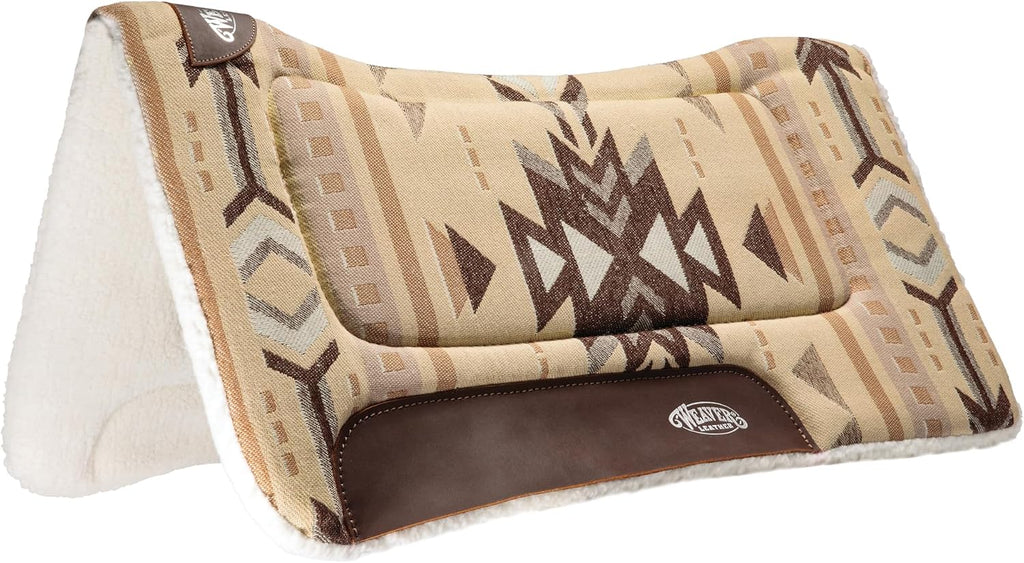 Weaver Leather Fleece Lined Acrylic Saddle Pad, 32" x 32", Blue