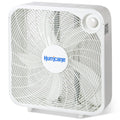 Classic Floor Box Fan with 3 Speed Settings, White - 20in