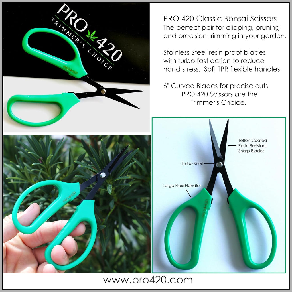 Bud Trimming Scissors by PRO 420 2 Pack Pruning Trimming Harvest