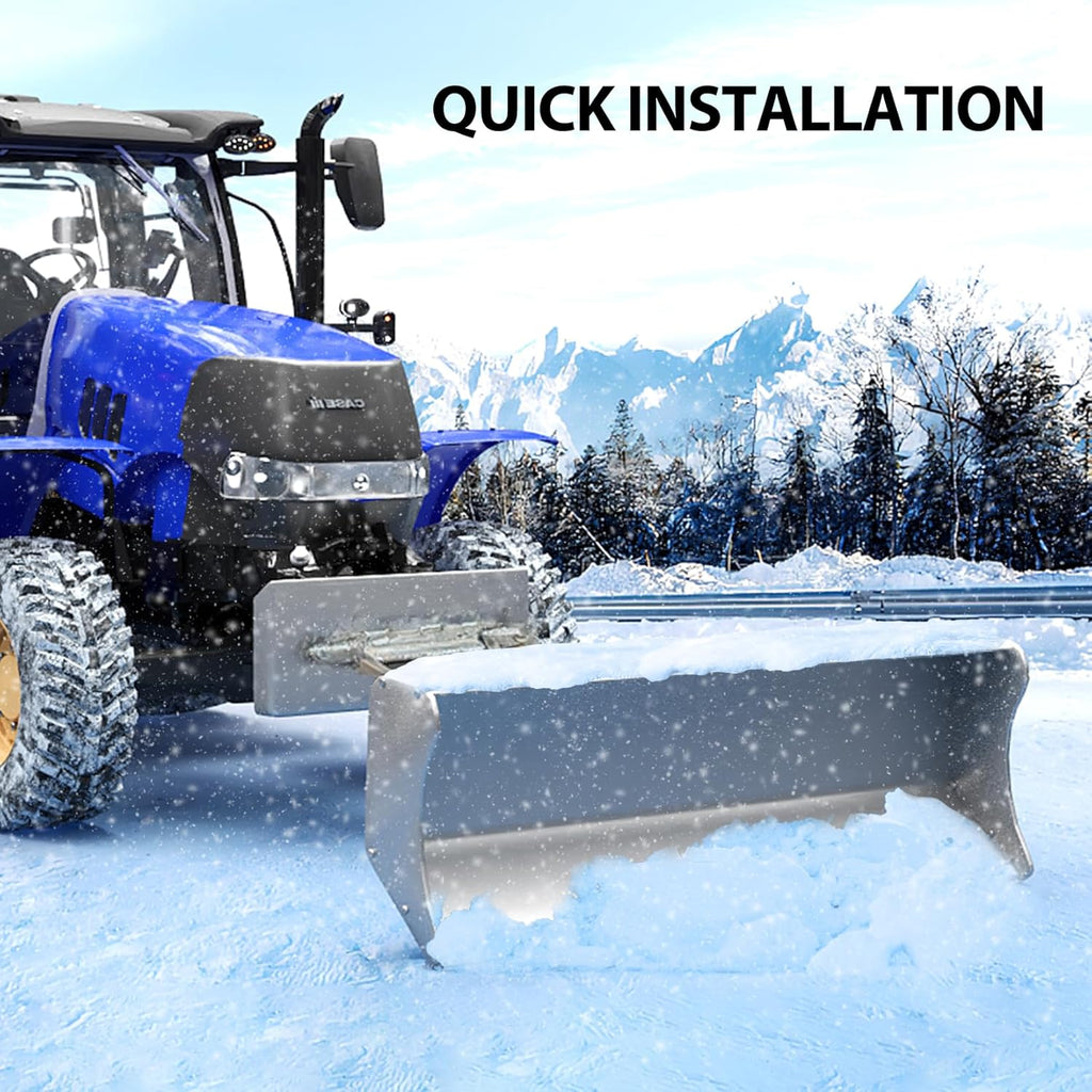 1/4 in Mini Skid Steer Attachment Plate Quick Attach Mount Plate Compatible with Dingo Ditch Witch，Support Welding