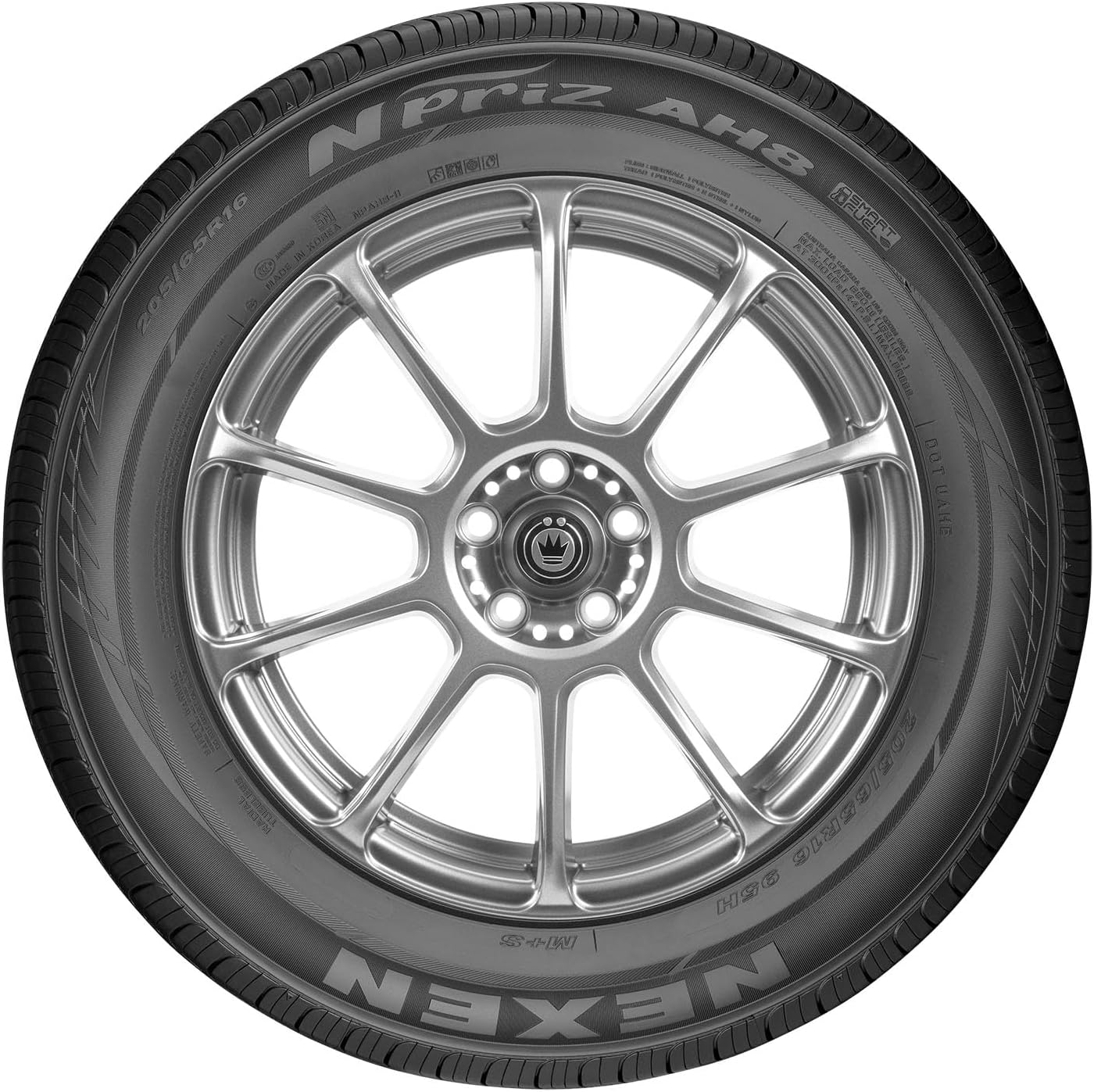 N'Priz AH8 215/45R17 87H | Passenger Touring All Season Traction 87H Rated Standard Load Radial Construction Black
