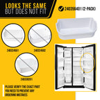 Refrigerator Door Bin for Frigidaire FRS6LR5EB6 (2-Pack)