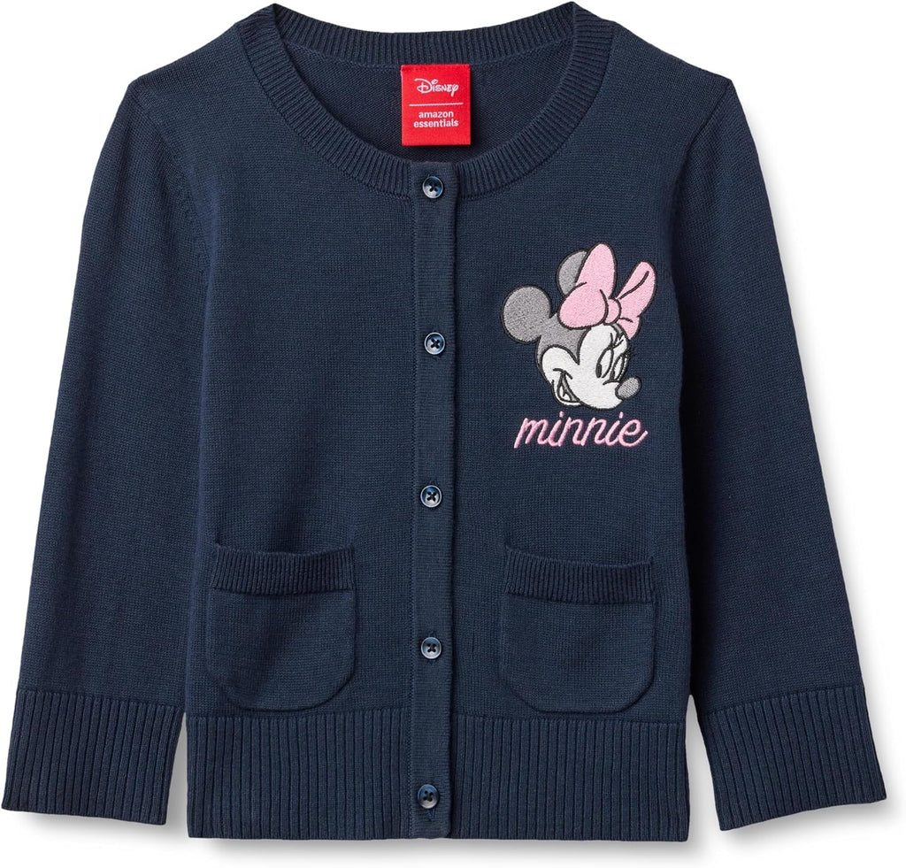 Disney Girls and Toddlers' Slim Fit Cotton Cardigan Sweater