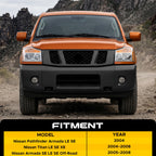 VRC Front Bumper End Caps & Extension Fillers For 2004-2008 Titan