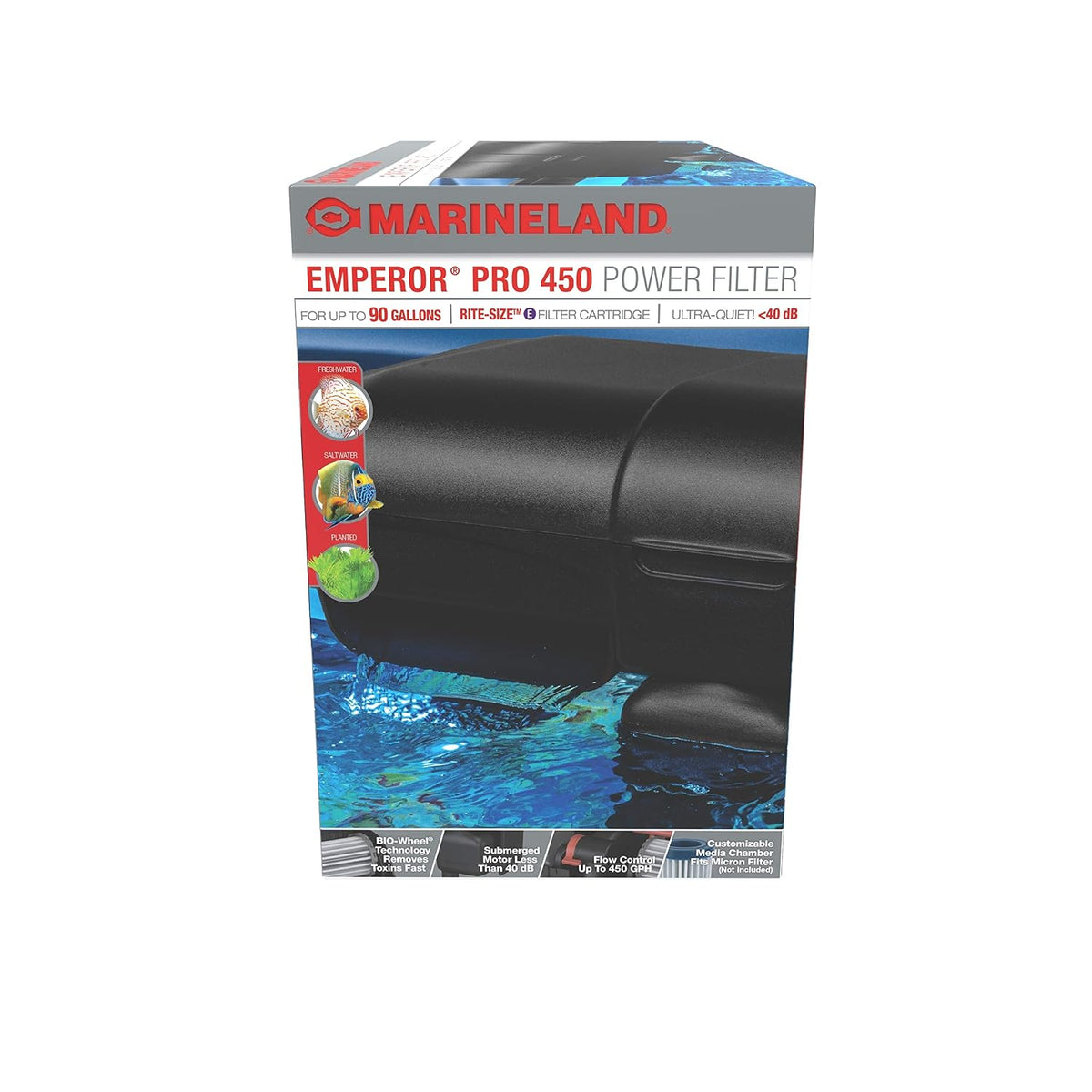 Bio-Wheel Penguin 450 GPH Power Aquarium Filter