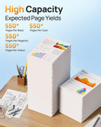 LC203XL Compatible for Brother LC203 LC201 Ink Cartridges 8 Pack