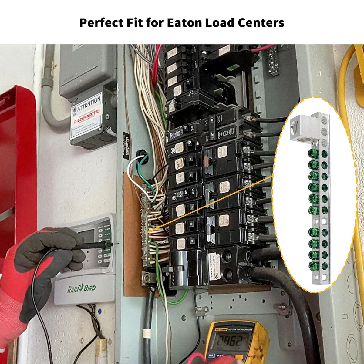 Ground Bar Kit for Eaton BR and CH Series Load Centers