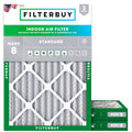 14x20x2 Air Filter MERV 8 Dust & Allergy Defense (3-Pack)