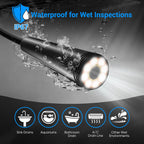Endoscope Camera with Light,1920P HD Borescope with 8 Adjustable LED Lights