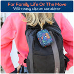 KeepGoing Travel First Aid Kit Kids, 60 Pc Mini First Aid Kit, TSA-Approved