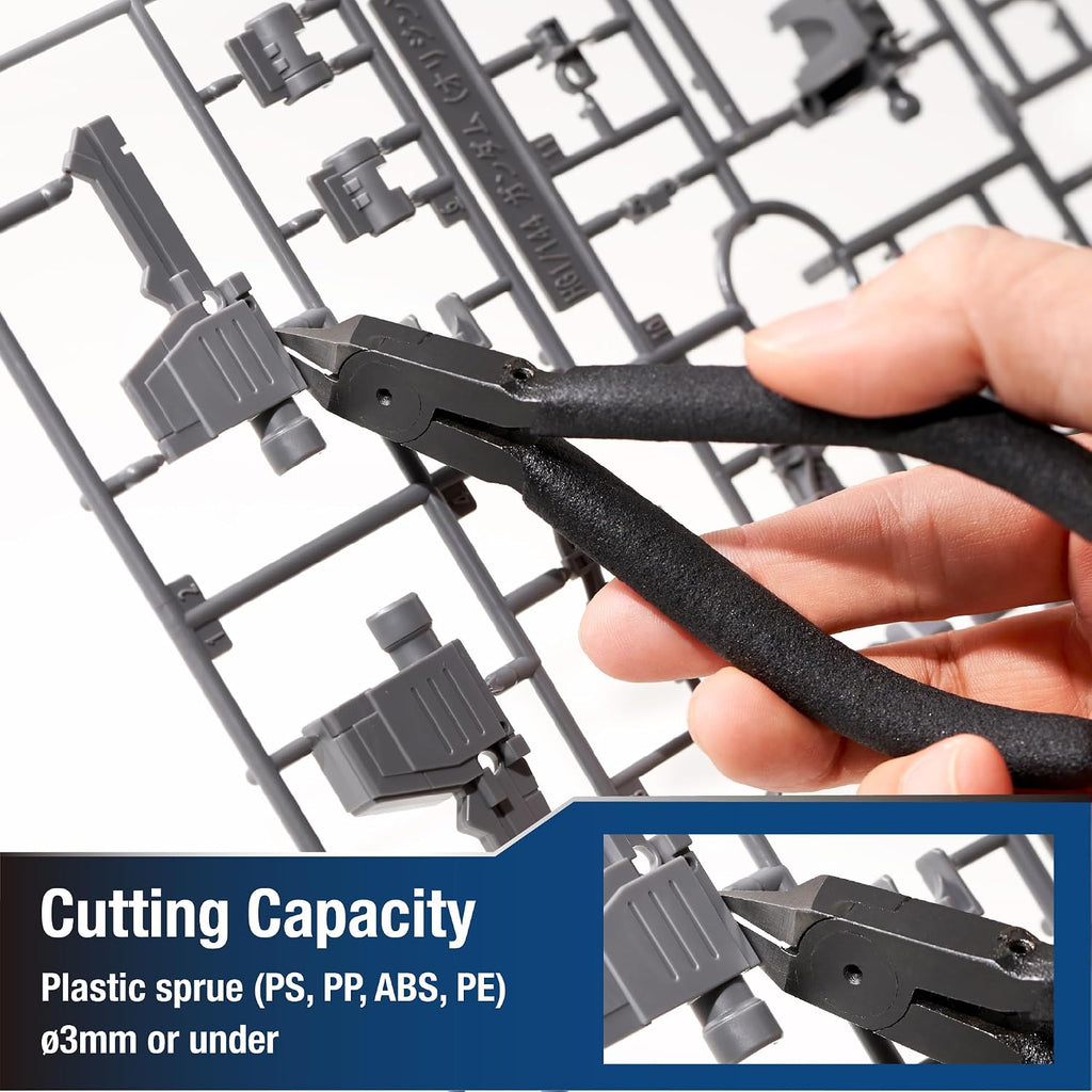 Sharp Pointed Side Cutter for Plastic Model - Plastic Sprue Cutter - Gunpla, Gundam Model, Scale Model Building