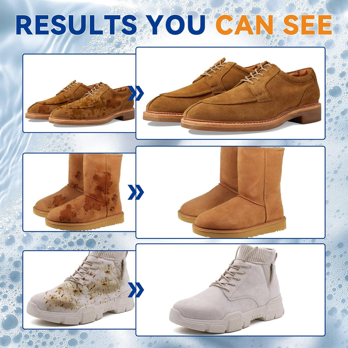 Suede Shoe Cleaner, Suede and Nubuck Cleaner Removes Dirt and Stains, Suede Shoe Cleaning Kit for Suede, Nubuck