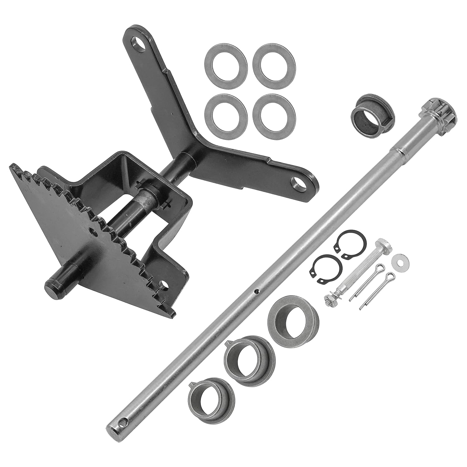 Steering Sector Gear with Shaft Compatible with John Deere Lt133 Lt150 Lt155 Lt160 Lt166 Lt170