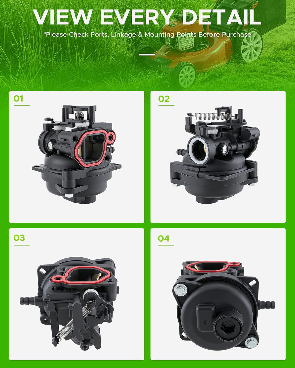 799584 594058 Carburetor for Craftsman M110 M220 M230 Lawn Mower