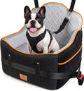 Dog Car Seats for Small Medium Dogs up to 35 lbs – Dog Booster Car Seat with 5.3-Inch Memory Foam, Dual Safety