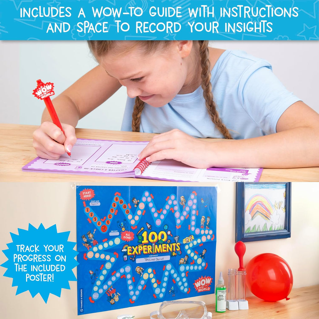 Wow in The World 100 Experiments That Wow Science Kit by Thames & Kosmos, Over 60 Tools & Materials, Unique