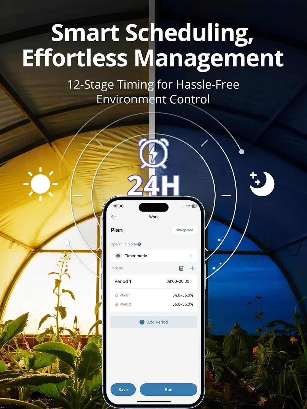 WiFi Temperature Humidity Controller LTC-318-W with Monitor, App Control for Reptile Terrarium Greenhouse Grow