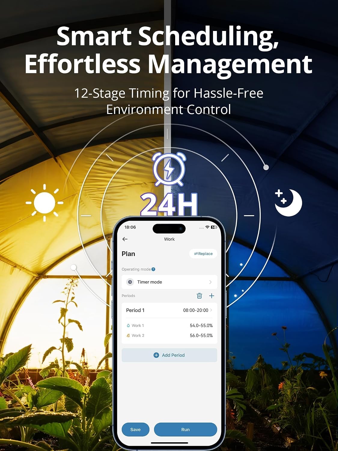 WiFi Temperature Humidity Controller LTC-318-W with Monitor, App Control for Reptile Terrarium Greenhouse Grow