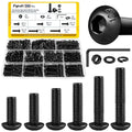 380PCS M5 Hex Button Head Screw Assortment Kit M5x8/12/16/20/25/30 mm