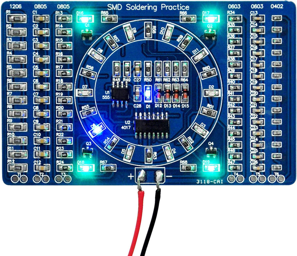 Gikfun DIY SMD SMT Welding Practice Soldering Skill Training Board Ek7028