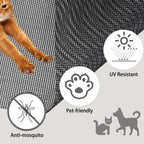 36 x 200 in Pet Window Screen Mesh, Cat Proof Window Screen Replacement, Dog Screen Door Mesh, Screen Mesh Roll