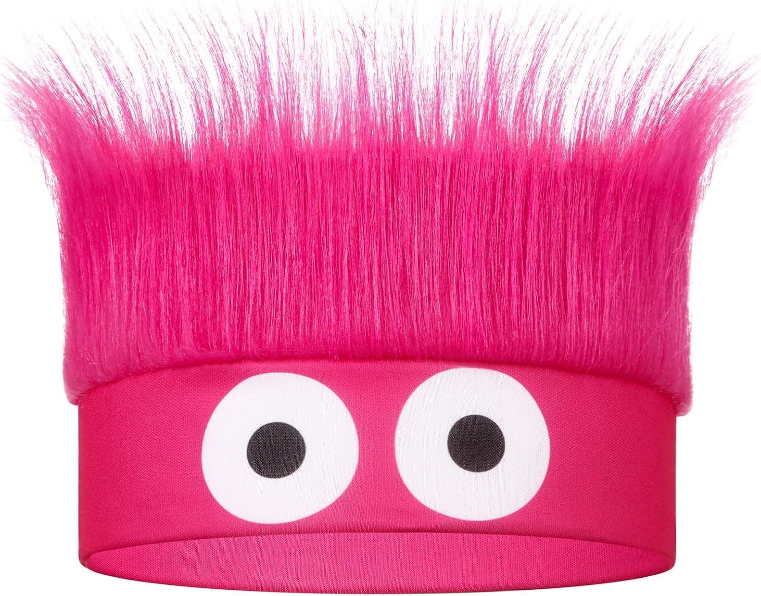 Hairy Headband Crazy Hair Day Fun Wig Hat Costume Accessory for Women Men Spirit Week Halloween Cosplay Sport