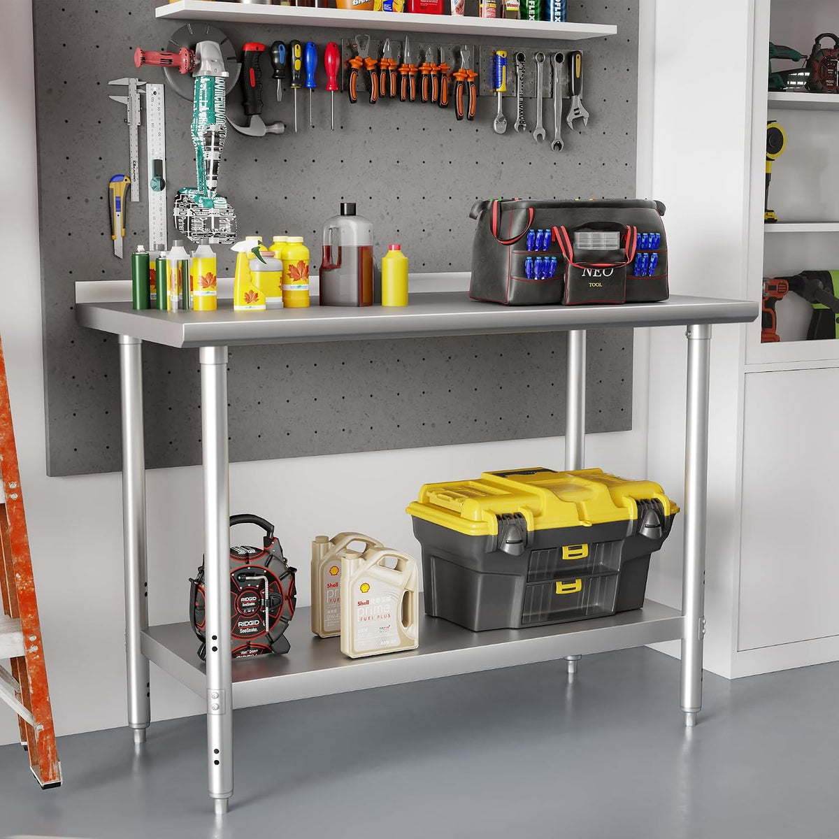Hardura Stainless Steel Prep Table 24x48 Inch
