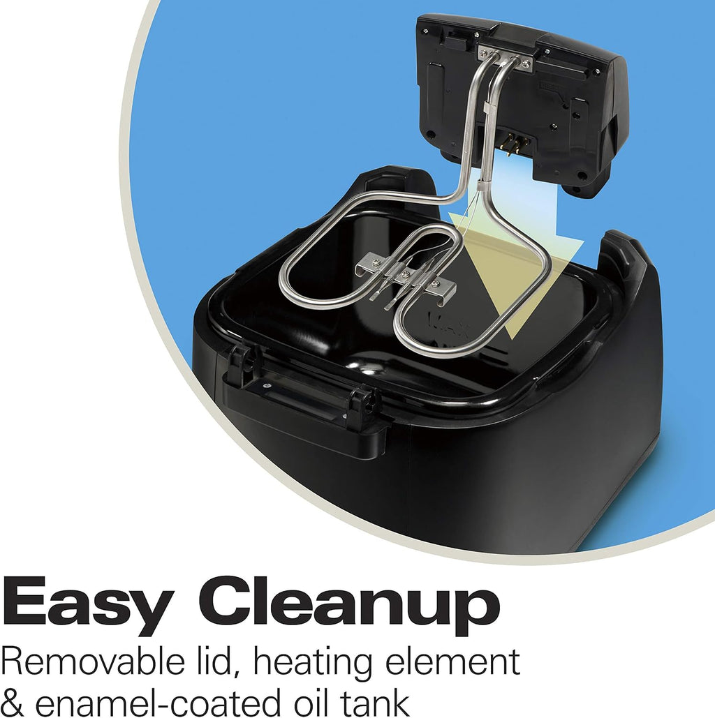 8 Cup Electric Deep Fryer with Basket For Home Use