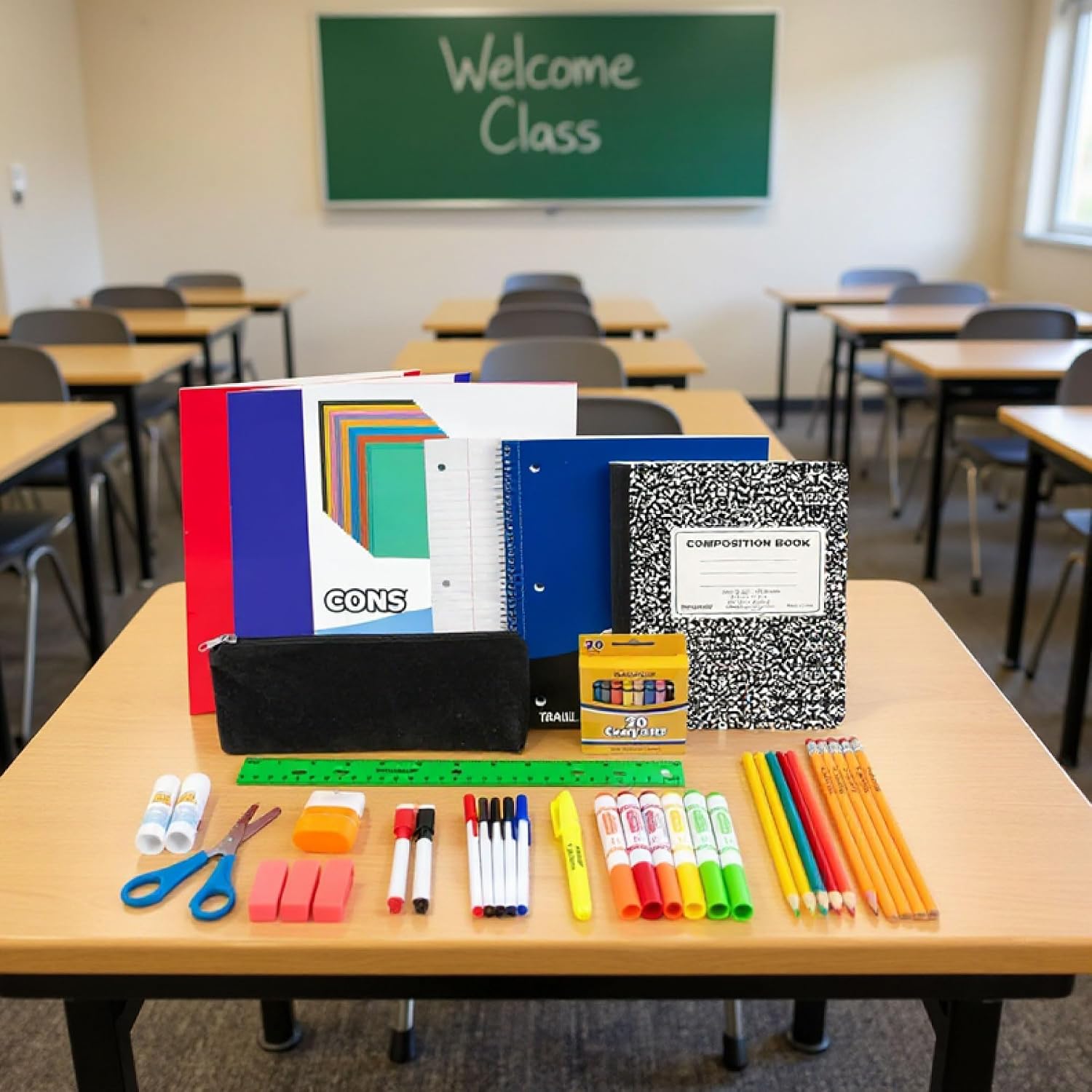 Kindergarten Elementary School Supplies Classroom Must Haves for Boys Girls 1st 2nd 3rd 4th Grade & Home School