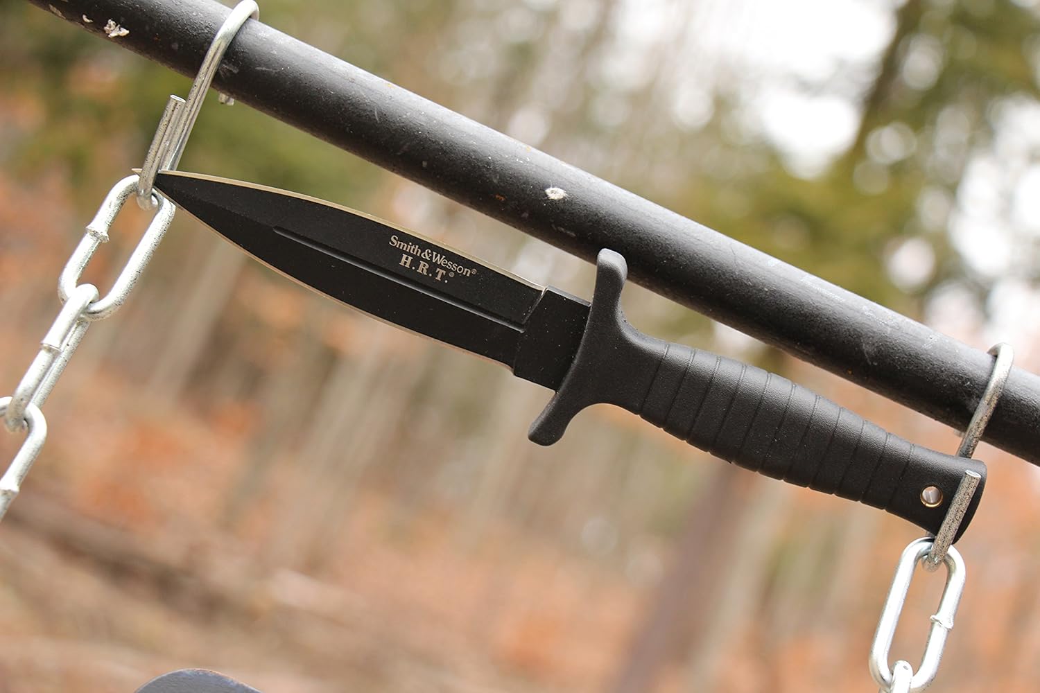 9" H.R.T Double Edged Boot Knife with High Carbon Stainless Steel Blade