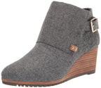 Dr. Scholl's Womens Create Ankle Bootie Mid Grey Flannel 8
