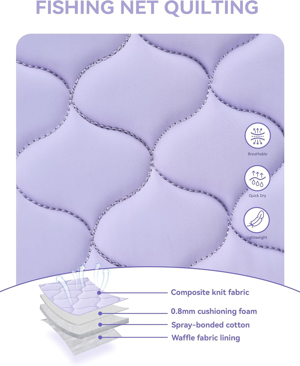 All Purpose Saddle Pad, English Saddle Pad, Wither Contour