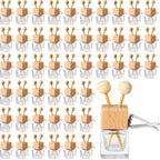30 Pcs Car Diffuser Vent Clip Empty Diffuser Bottle, Clear