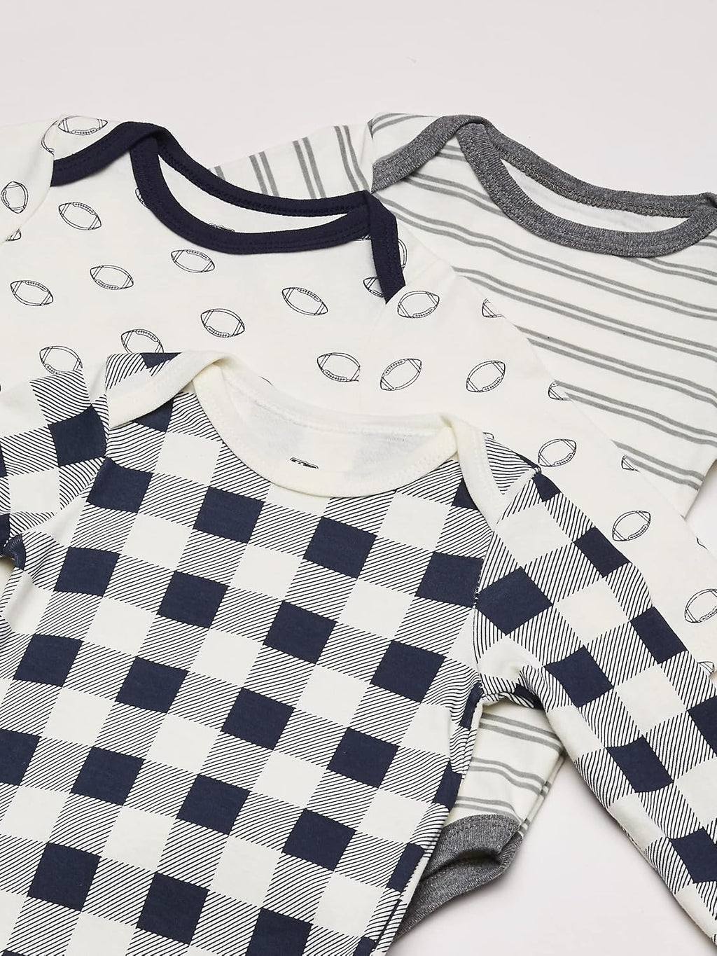 baby-boys Cotton Long-sleeve Bodysuits 5-pack