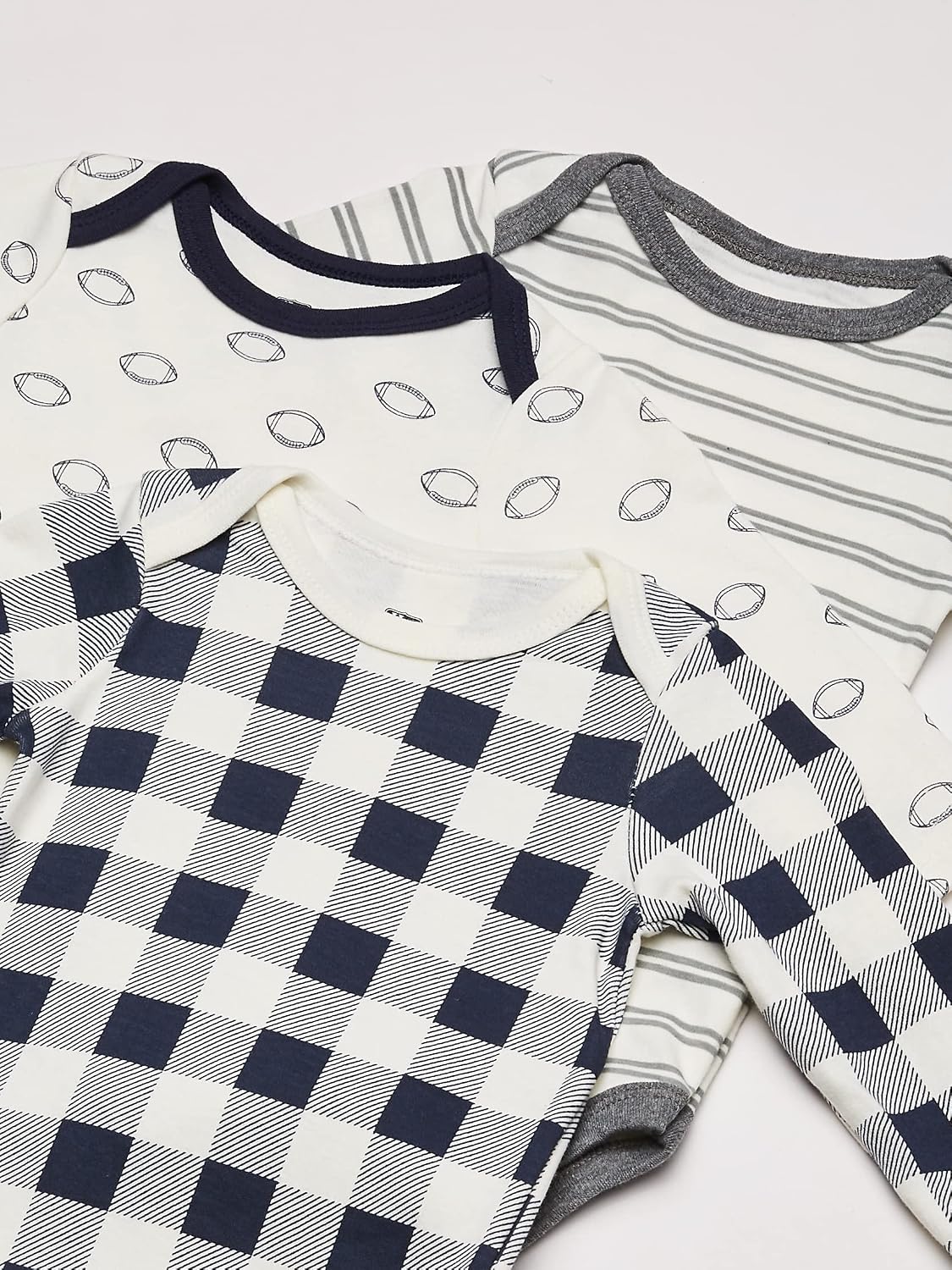 baby-boys Cotton Long-sleeve Bodysuits 5-pack