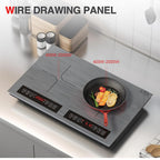 Double Induction Cooktop 2 Burner 110V 4000W Portable Table Stove