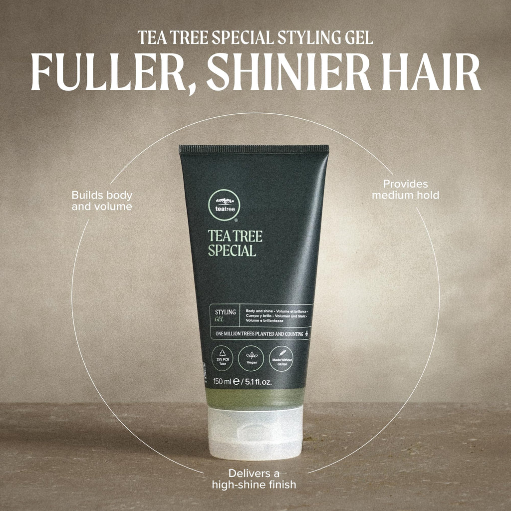 Styling Gel, Medium Hold, High-Shine Finish, For All Hair Types, 2.5 fl. oz.