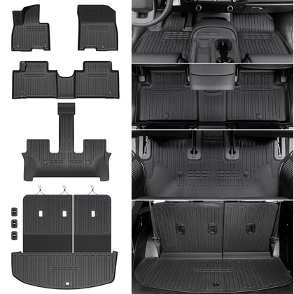 Floor Mats for 2026 2027 Hyundai Palisade Hybrid 7/8 Seat