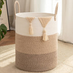 60L Nursery Hamper Laundry Basket Laundry Hamper Gradient Brown