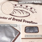 Bread Proofing Box Folding with 50-113℉ Temp Control & 48H Timer Warming