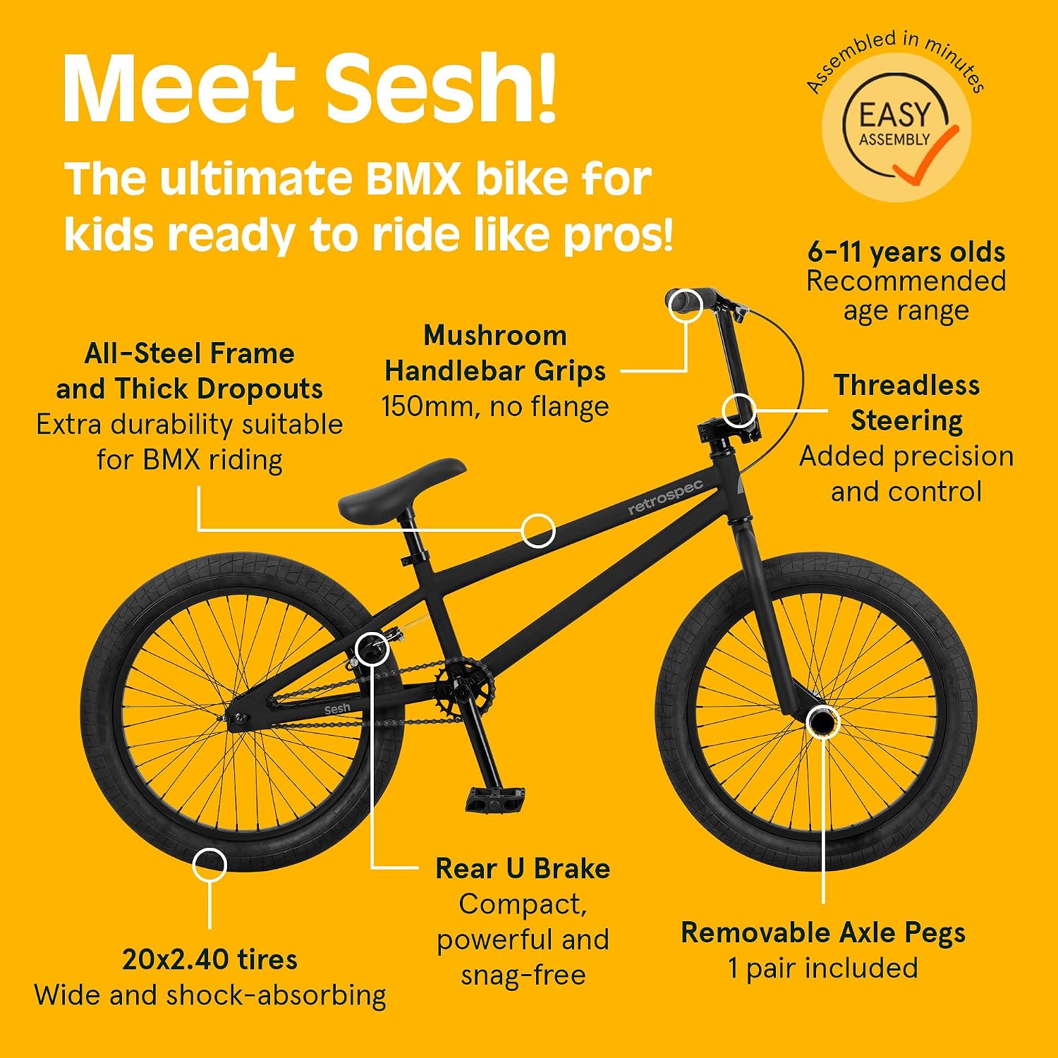 Sesh BMX Kids Bike