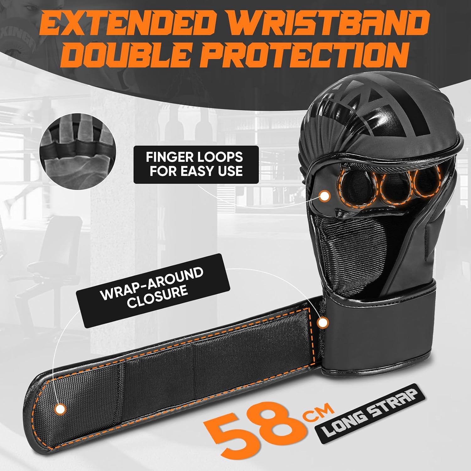 MMA Gloves for Sparring,Muay Thai,Training | Open Palm, Sparring & Grappling Mitts, Martial Arts, Combat Sports