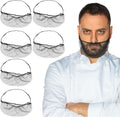 100 Pcs Beard Nets Food Service Beard Covers Beard Guards Black Comfortable Protective Beard Covers Beard Mask for