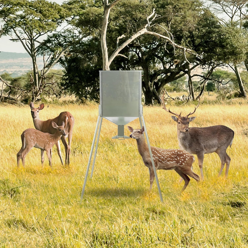 Gravity Deer Feeder Hunting Game 450 LB Large Capacity w/o Foot Kit
