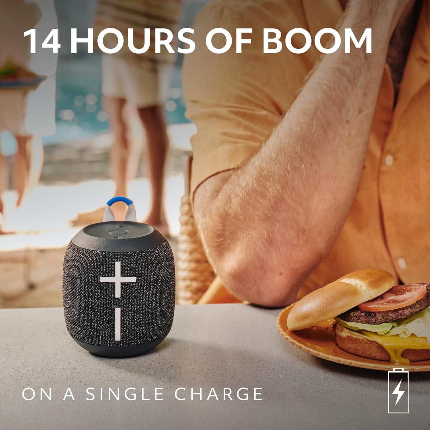 WONDERBOOM 4 Portable Waterproof Bluetooth Speaker with Balanced 360-Degree Sound and Bass, Dustproof Floating