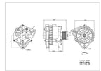 TYC Alternator Compatible with 2001-2006 Ford Ranger