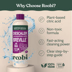Roobi Breville Compatible Descaling Solution, 2 Pack