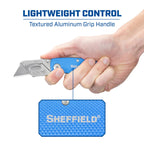 Utility Knife and Mini Box Cutter with Aluminum Handles