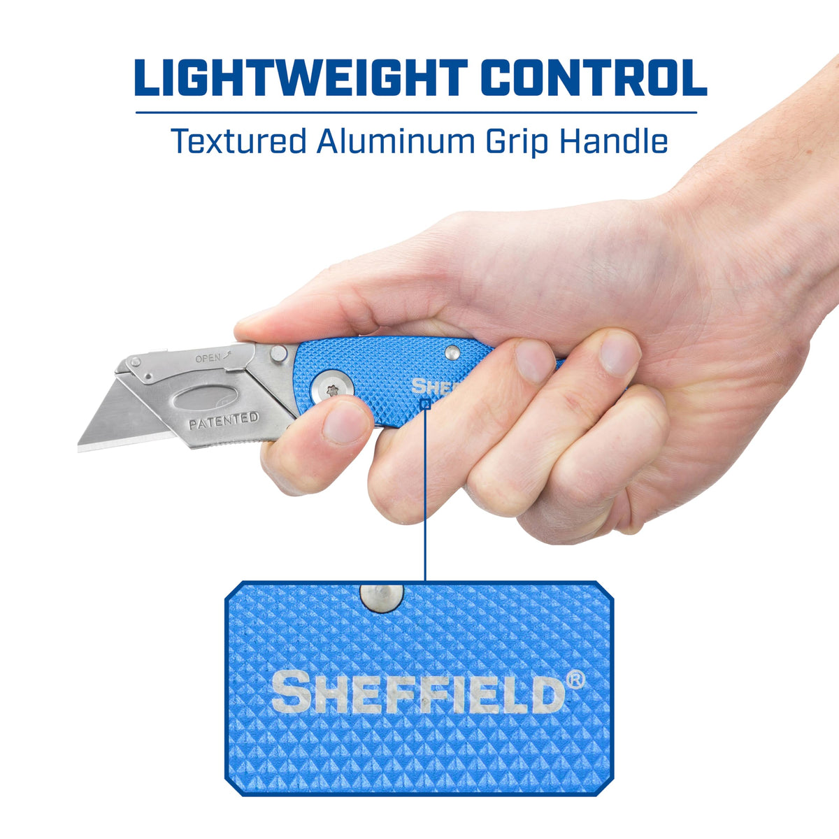 Utility Knife and Mini Box Cutter with Aluminum Handles