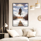 24x36 Poster Frame, Easy Slide-In Assembly, Black, 3 Pack